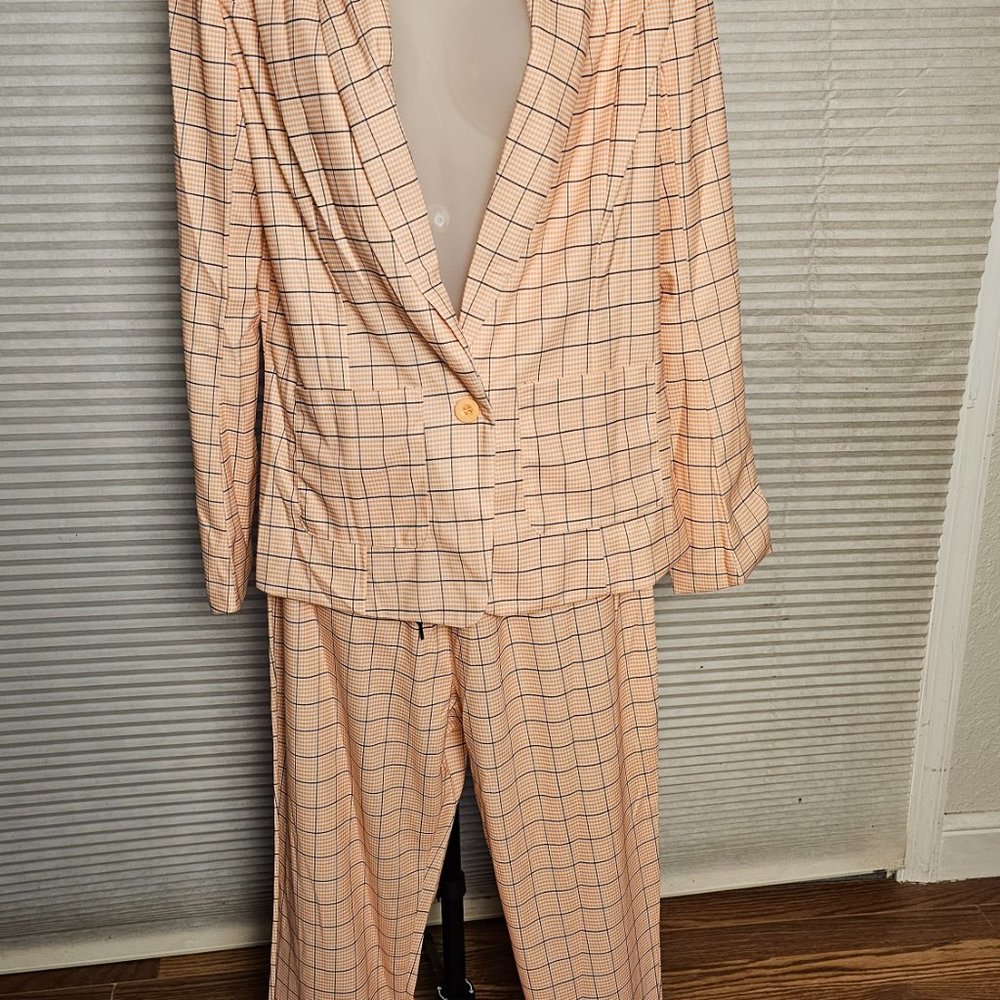 ChicMe Blazer Coat & Drawstring Pants Set